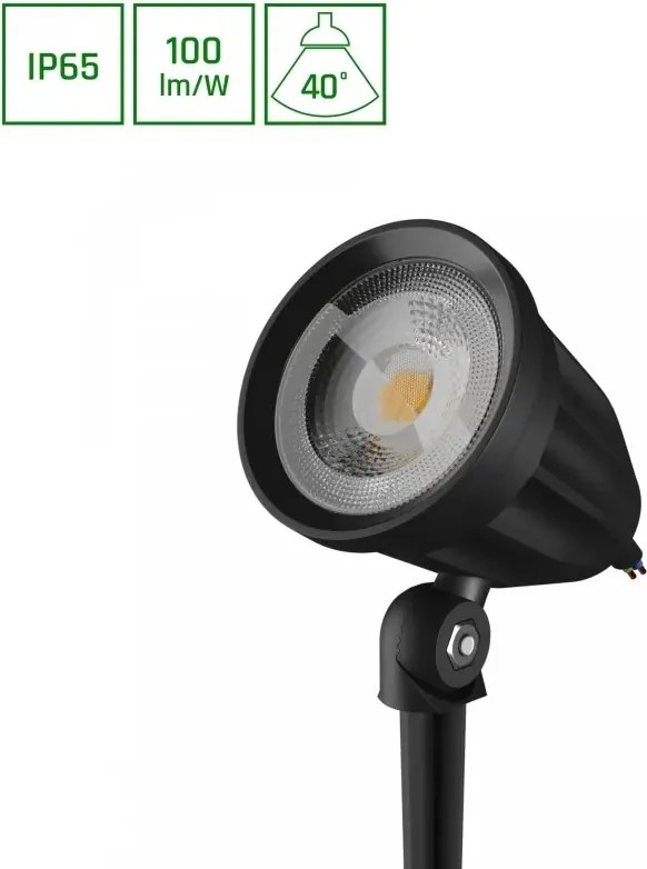Kerti lámpa Led háttérvilágítással 6W nyárson