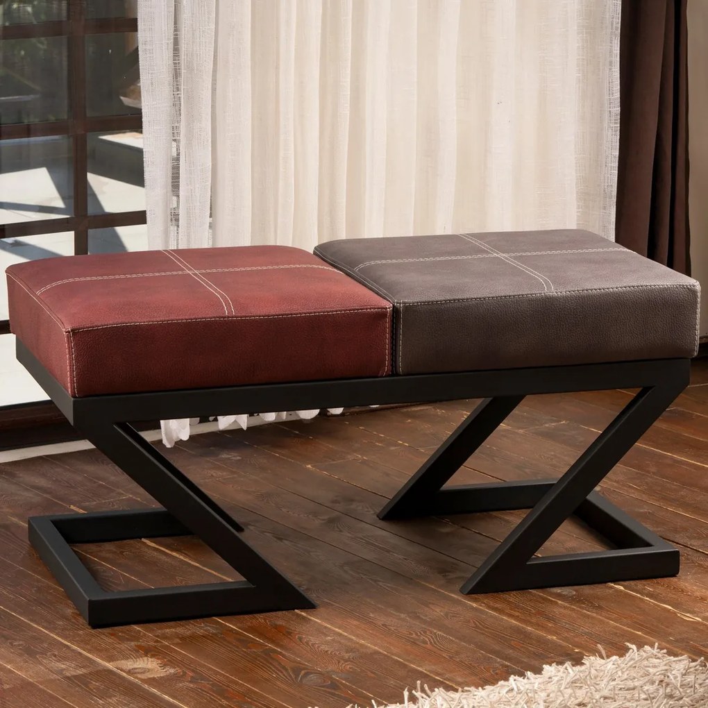 Brda Anthracite and Claret Red pad