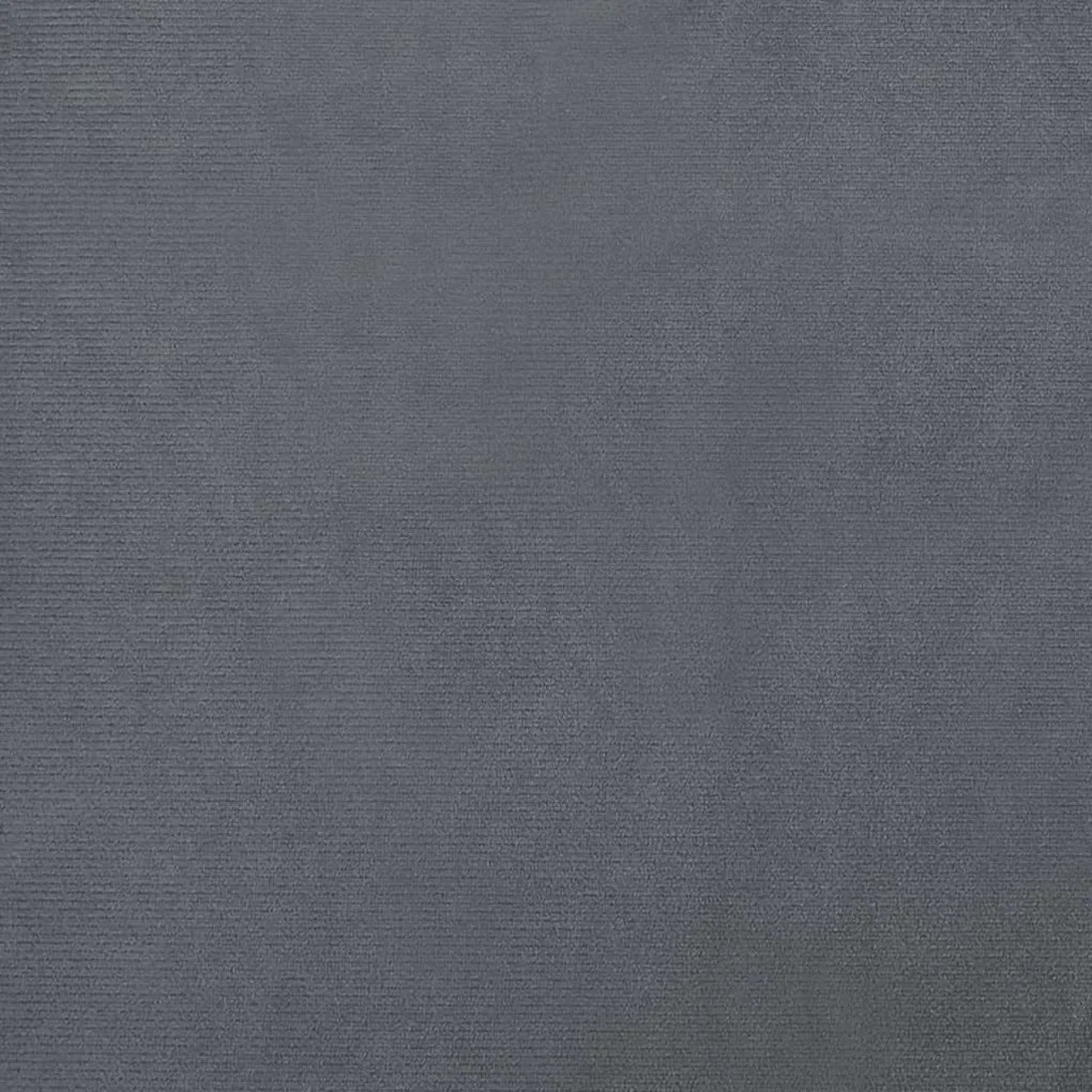 sötétszürke gyerek bársonykanapé 70 x 40 x 24 cm