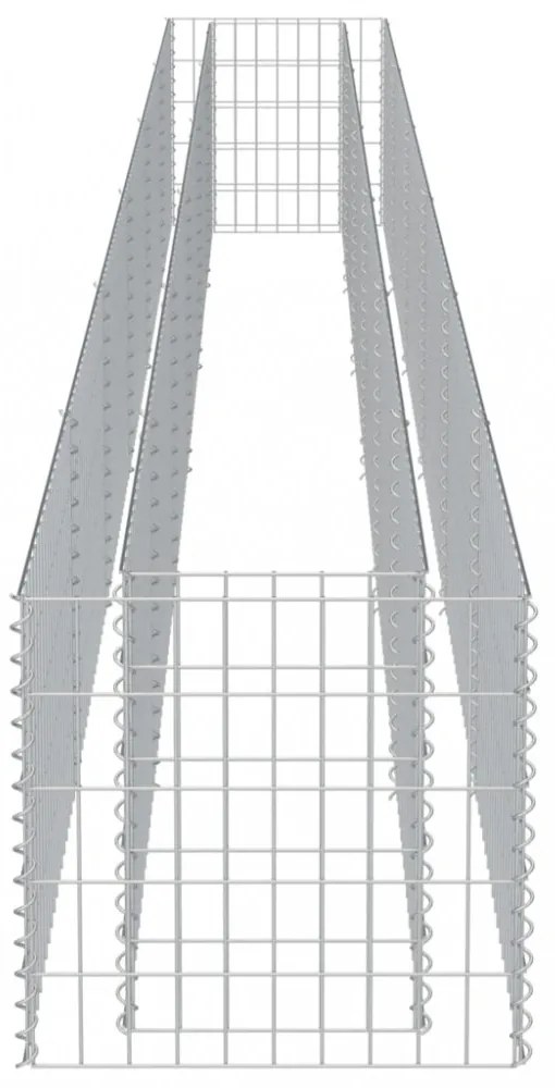 horganyzott acél gabion magaságyás 540 x 50 x 50 cm