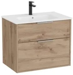 Fürdőszobai szekrény mosdóval Roca Optica 59x58x45,5 cm tölgy OPT602ZO