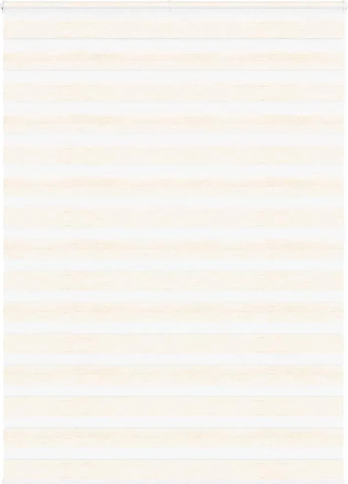 vidaXL zebrafüggönnyel márványbézs szövetszélesség 155,9 cm poliészter