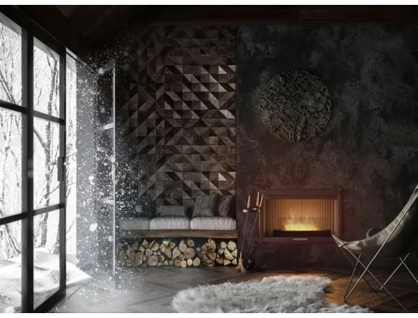 InFire - BIO kandalló 8x60 cm 3kW fekete