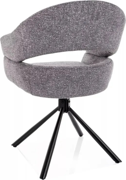 Borgo Leo forgatható étkezőszék szürke