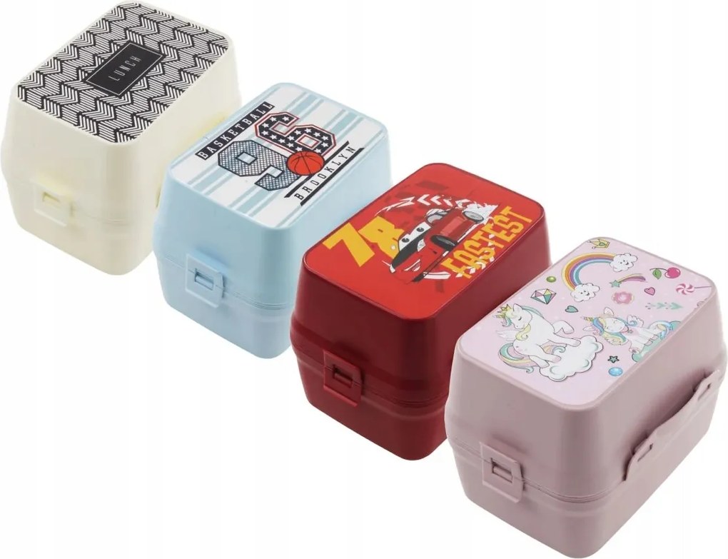 Uzsonnás doboz evőeszközökkel