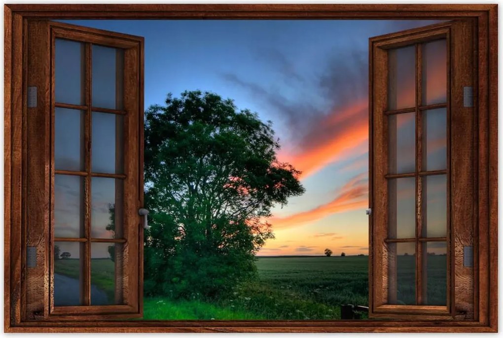 Poszterek 90x60 Lángoló égbolt