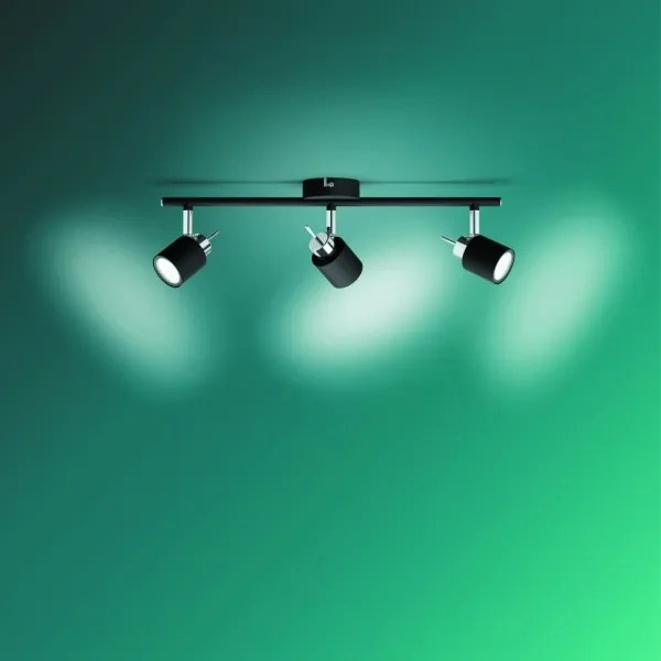 Philips - Spotlámpa MERANTI 3xGU10/35W/230V fekete