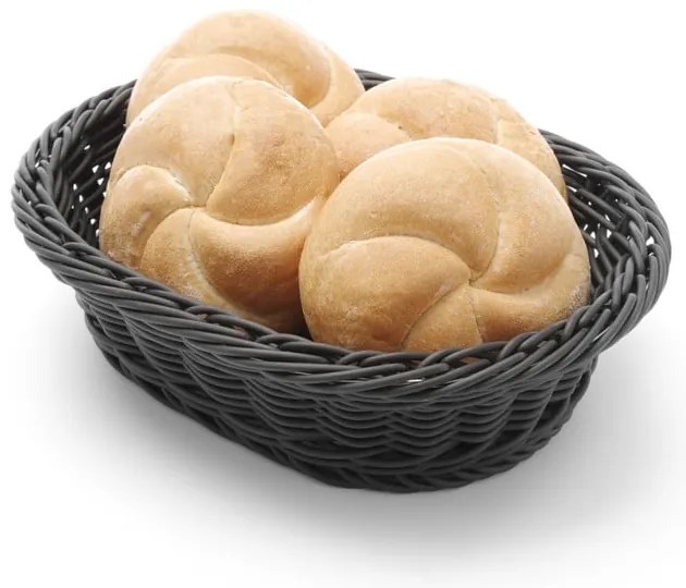 Fekete péksüteményes kosár, 12 x 19 cm - Hendi