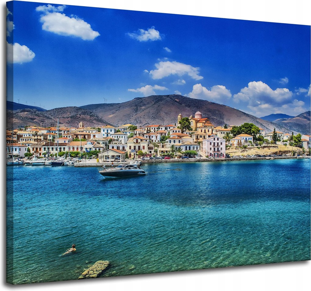 Vászonkép Canvas Építészet Patraszk-öböl 100X80