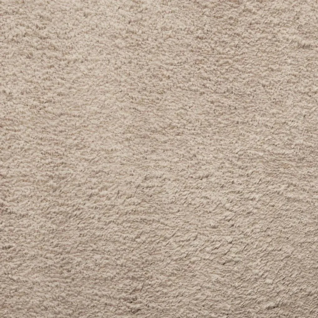 HUARTE homokszínű rövid szálú puha és mosható szőnyeg 200x280cm