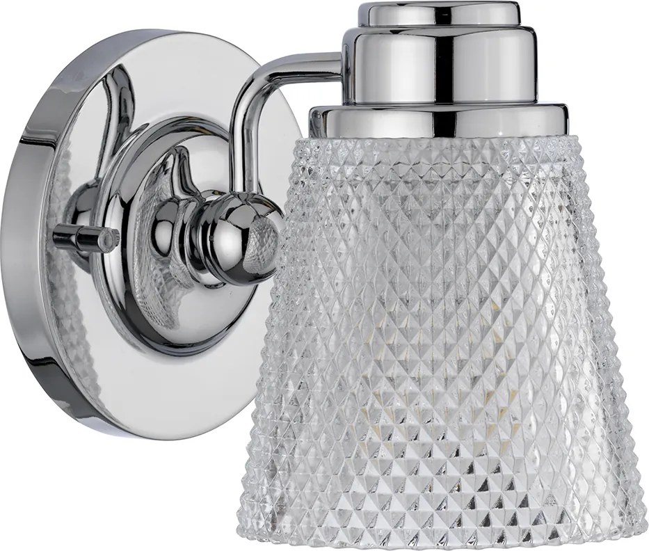 Quintiesse modern fürdőszobai lámpa hudson csiszolt króm elsqn-hudson1-bath IP44