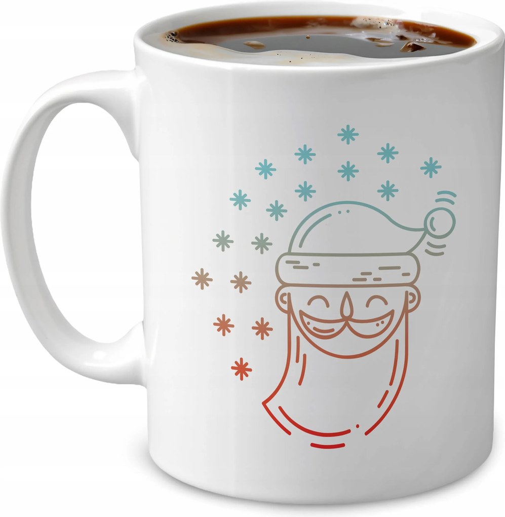 Ünnepi Bögre Kávéhoz Teához Csokoládéhoz 330ml Ajándék Karácsonyfára