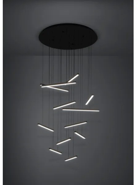 Eglo 390351 - LED Dimmelhető csillár zsinóron LINDOZA 12xLED/8,4W/230V 3000K