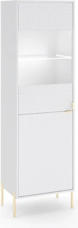 DIAMOND DI04 WITRYNA 2D BIAŁ/BIAŁ POŁ 3D LED B B5W