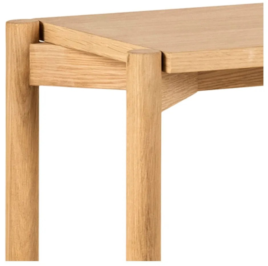 Braidwood könyvespolc tölgyfa dekorral, 169 x 88 cm - Actona