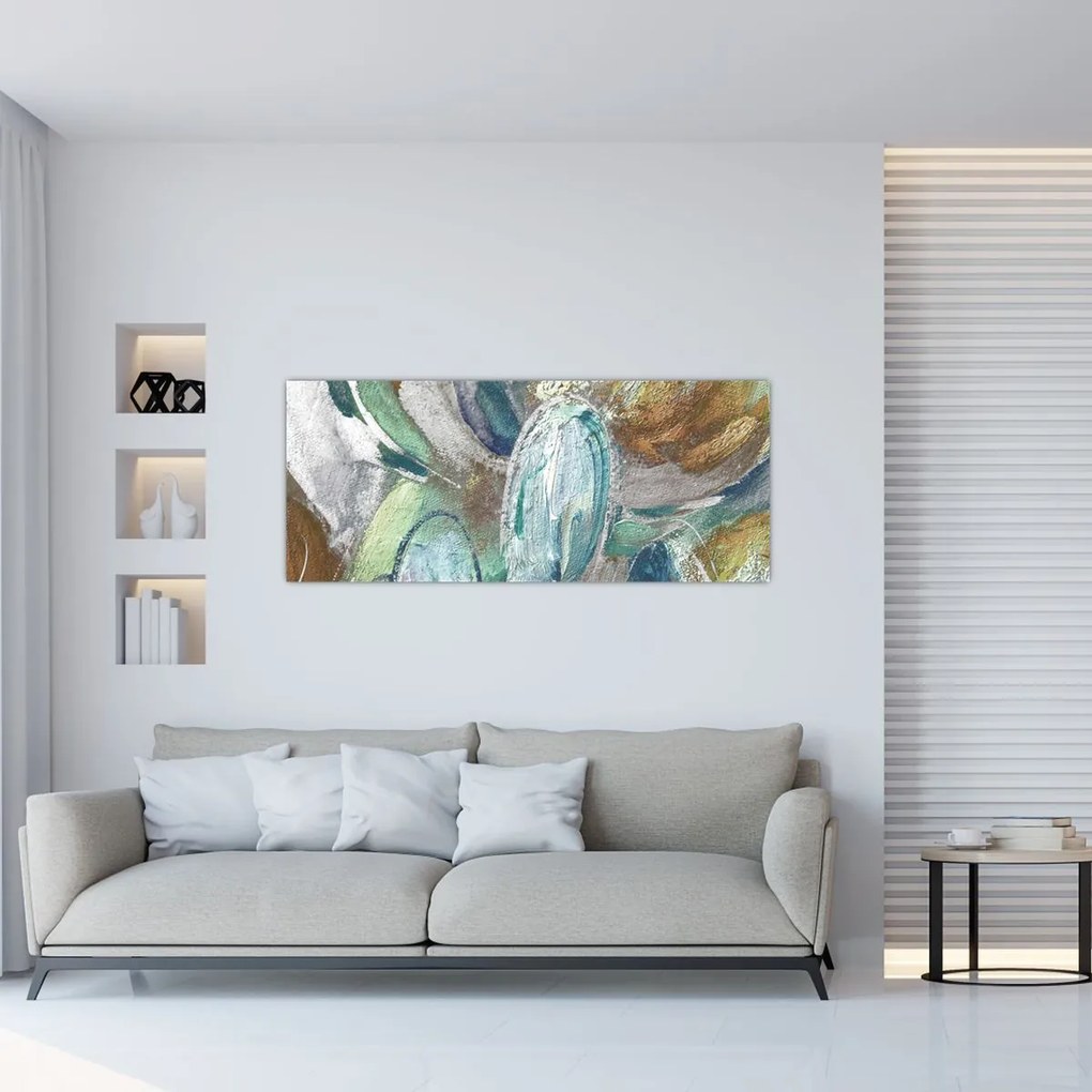 Kép - Absztrakt figurás festészet (120x50 cm)