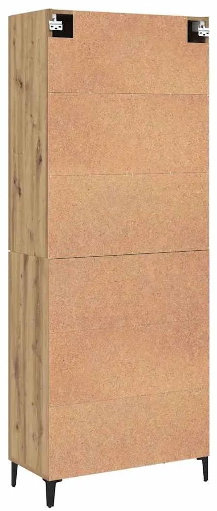 Magasfiú kézműves tölgy 69.5 x 34 x 180 cm Faanyag