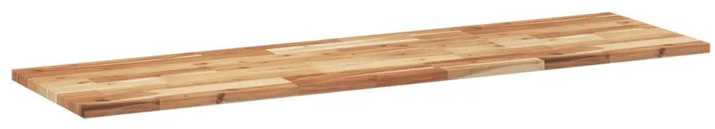 olajbevonatú tömör akácfa függőpolc 120 x 40 x 2 cm