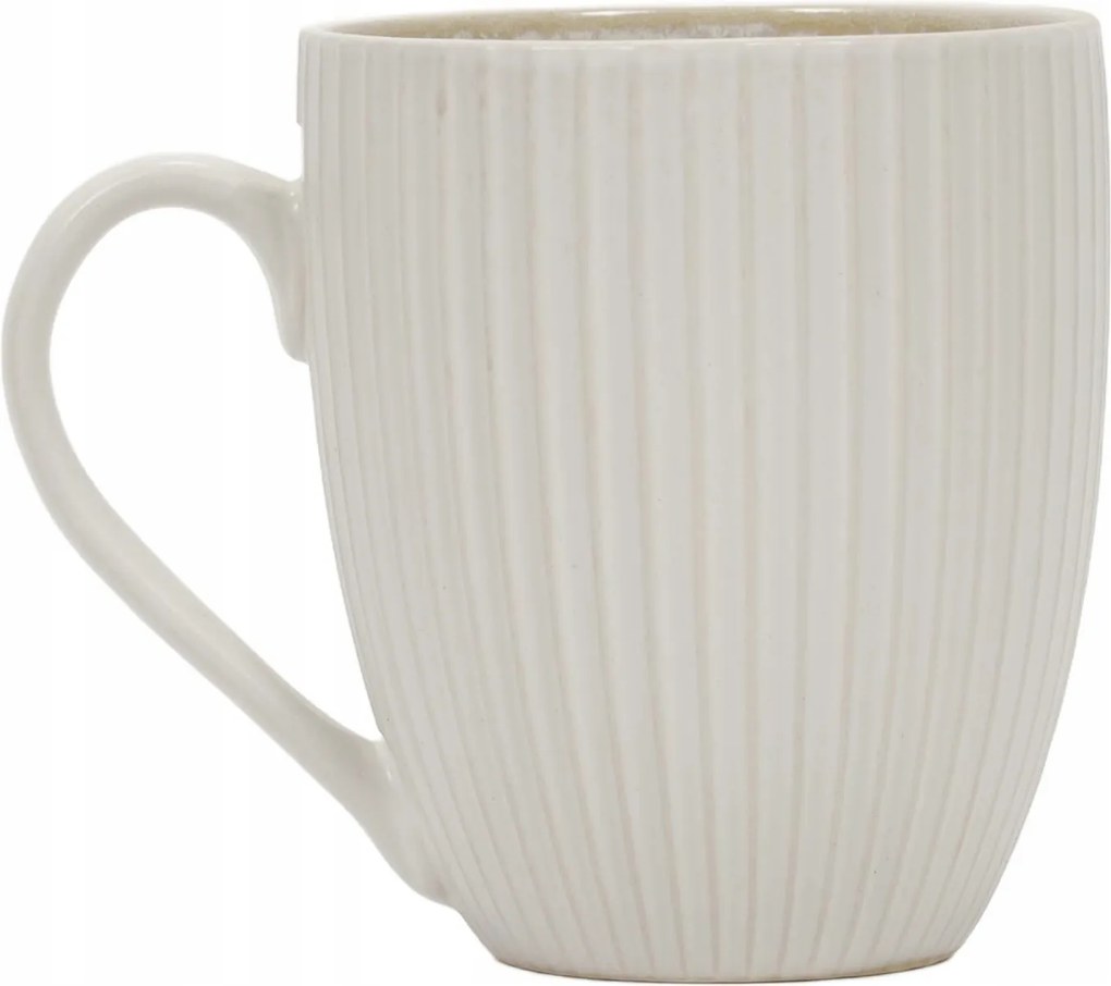 Kerámia Bögre Füllel Szürke Kávés Tea 400 ml