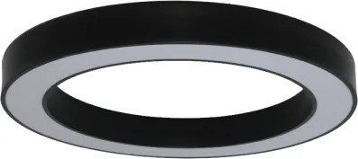 LED mennyezeti lámpa LED/80W/230V 3000/4000/6500K átm. 80 cm fekete