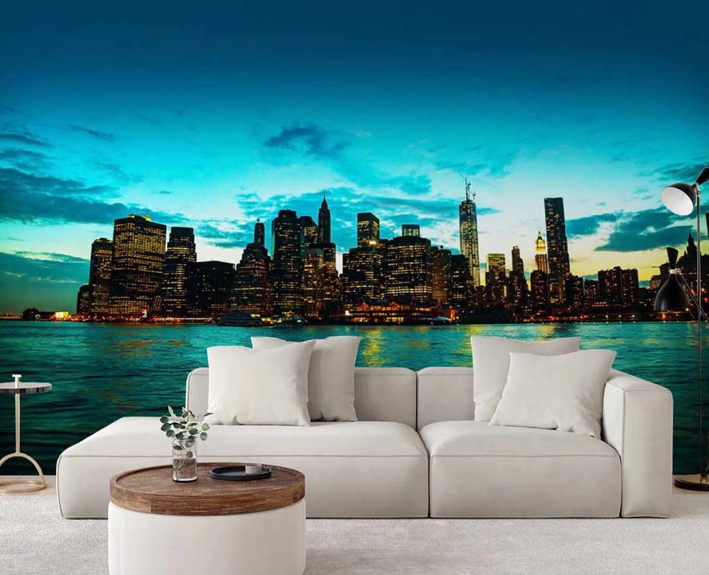 Gario Fotótapéta Manhattan naplementében Anyag: Vlies, Méret: 450 x 315 cm