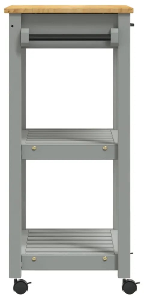 MONZA tömör fenyőfa konyhai kocsi 60 x 40 x 88,5 cm