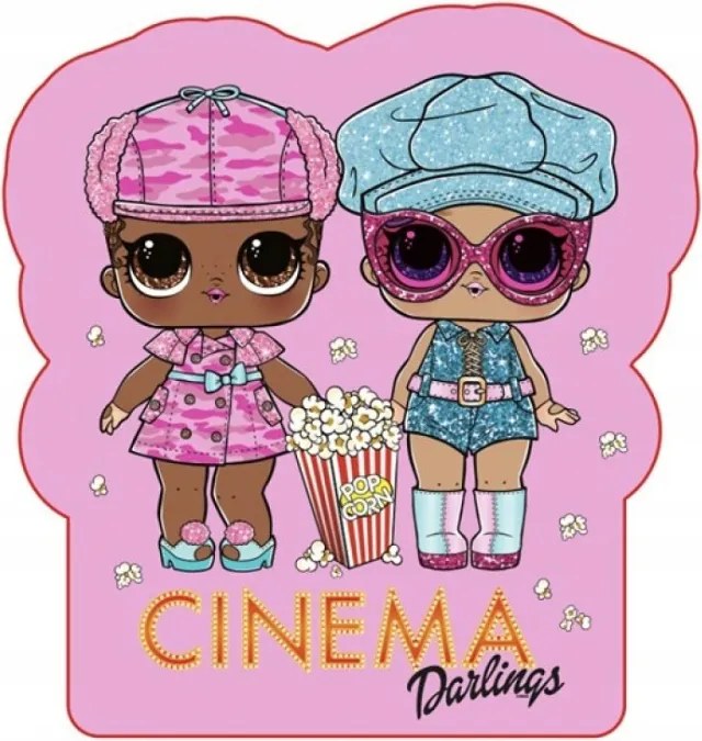 Lol Surprise Cinema formapárna, díszpárna 31x38 cm