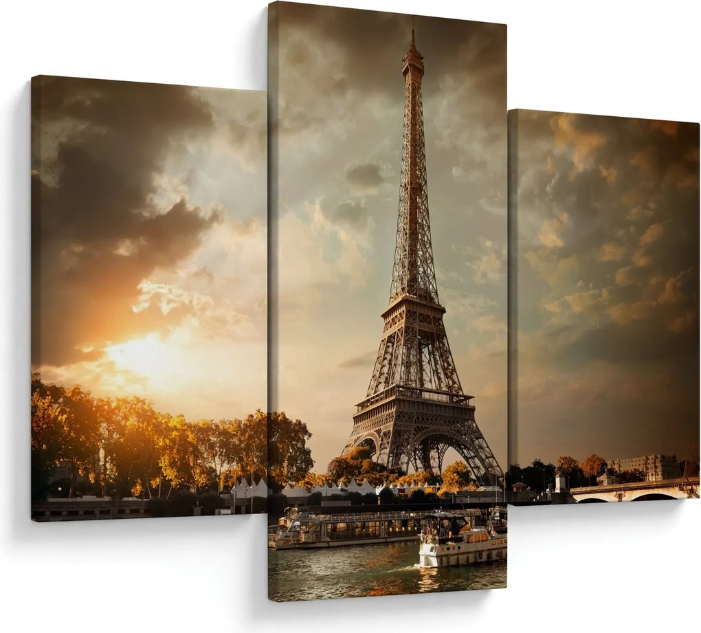 Kép - Eiffel-torony, Párizs, Franciaország (90x60 cm)
