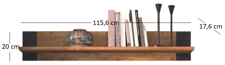 Polc Wayne (arany craft tölgy). 1053382