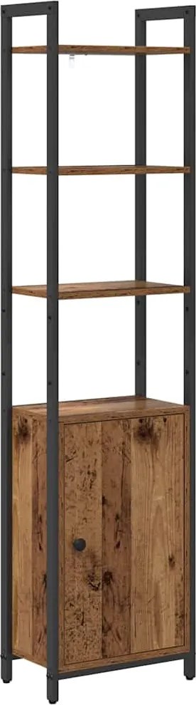 vidaXL Könyvespolc Öreg fa 40 x 24 x 161 cm Faanyag