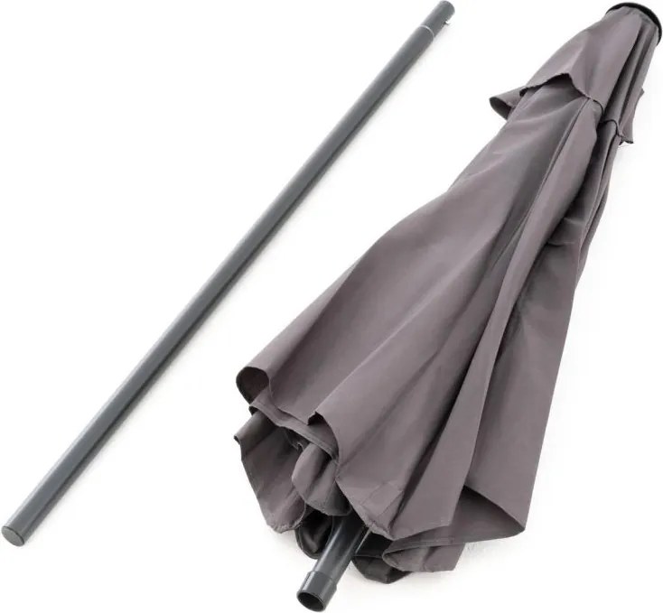 GARTHEN Összecsukható napernyő fogantyúval 210 cm antracit