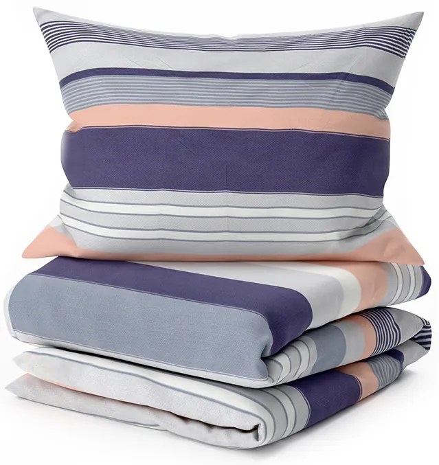 NABON szürke pamut ágyneműhuzat