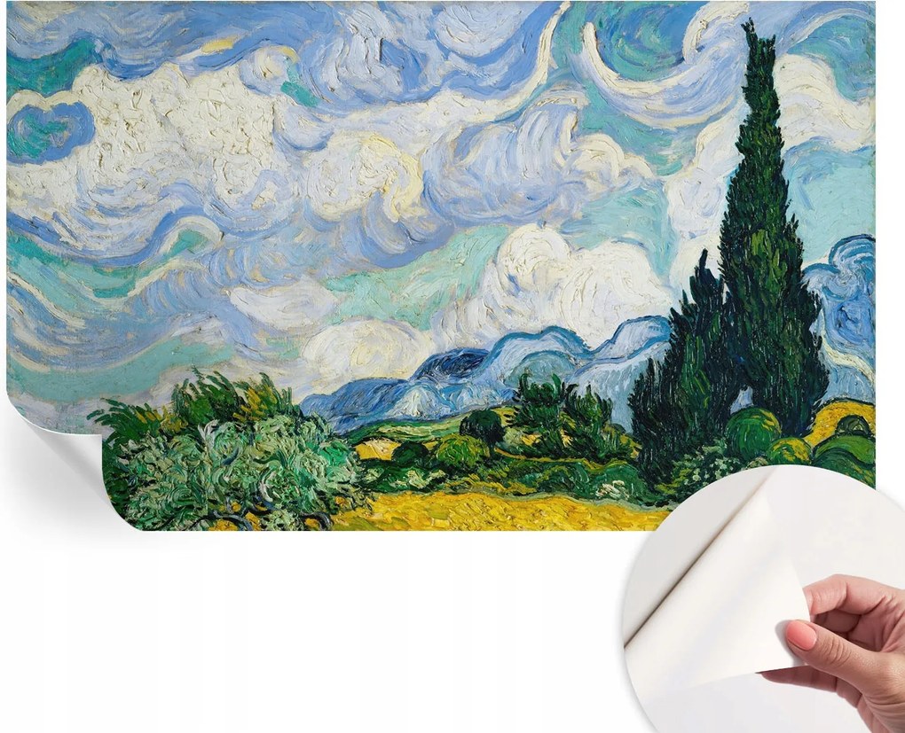 Fotótapéta Öntapadós Design Divatos expresszív felhők 416x254 cm