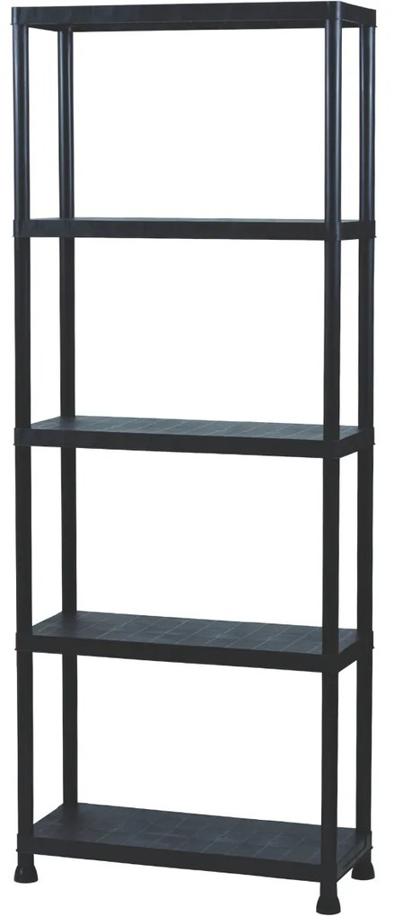 Műanyag polcos állvány 5 emeletes, 60 x 30 x 181cm, 5 emelet