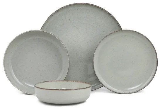 24 részes zöld porcelán étkészlet