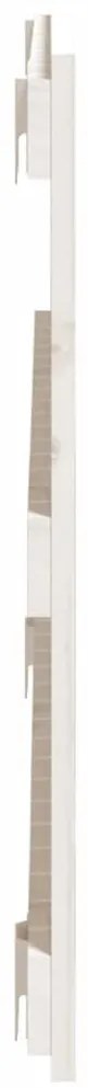 fehér tömör fenyőfa fali fejtámla 108 x 3 x 60 cm