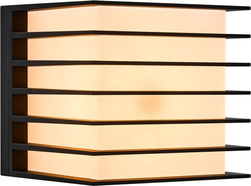 NORDLUX 2318211003 FLUCTUS Modern Kültéri Fali Lámpa Fehér, Fekete E27 IP44