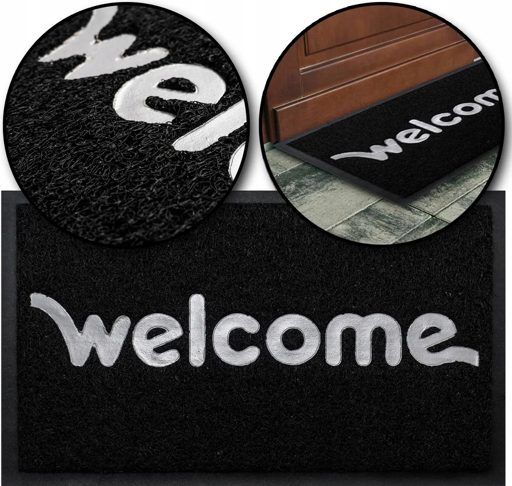 Lábtörlő Bejárati Külső Pvc Szőnyeg A Cég Otthoni Cipőjéhez Az Ajtó Előtt