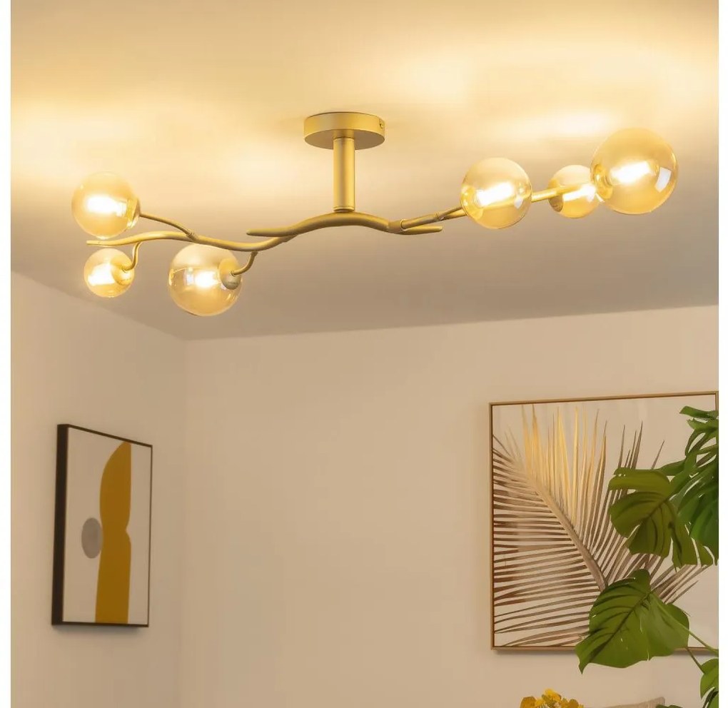 Brilagi - LED Felületre szerelhető csillár MISTEL 6xG9/3W/230V arany