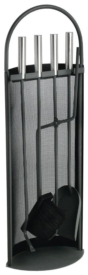 Kandalló szerszámok 5 db antracit