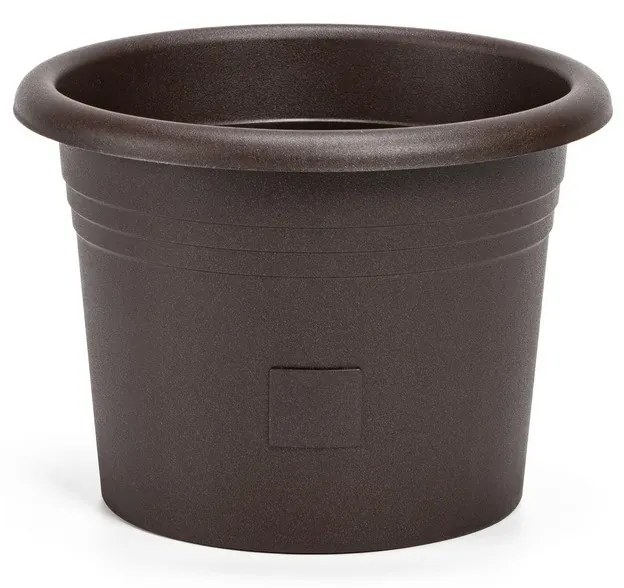 Plastia Öntözés nélküli virágcserép Narza átmérő30 cm, csokoládé, 30 cm átmérőjű