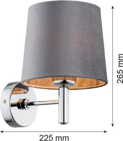 Argon BOLZANO PLUS 4725 Fali lámpa 1x15W/E27 IP20
