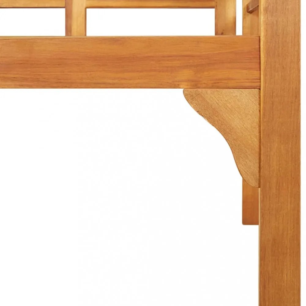 tömör akácfa kerti pad 125 cm