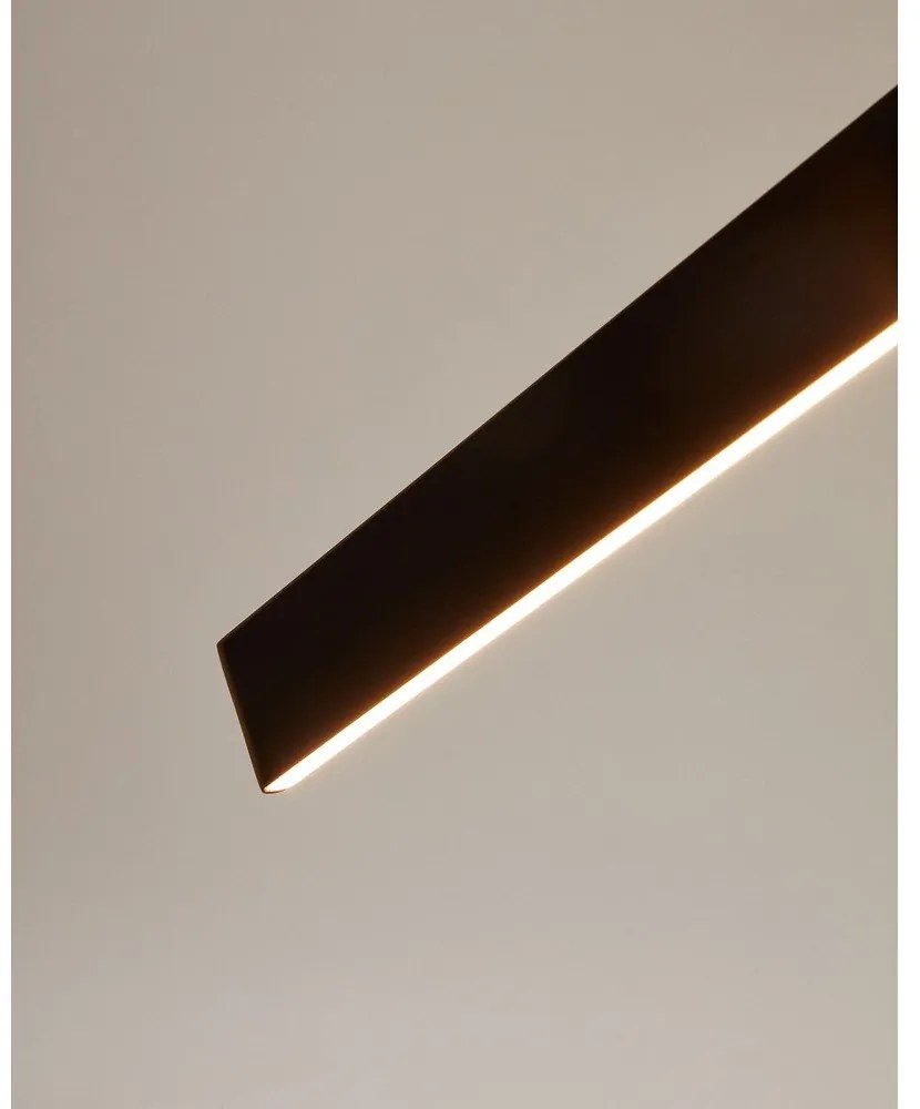 Matt fekete LED mennyezeti lámpa 5.5x101 cm Boadella – Kave Home