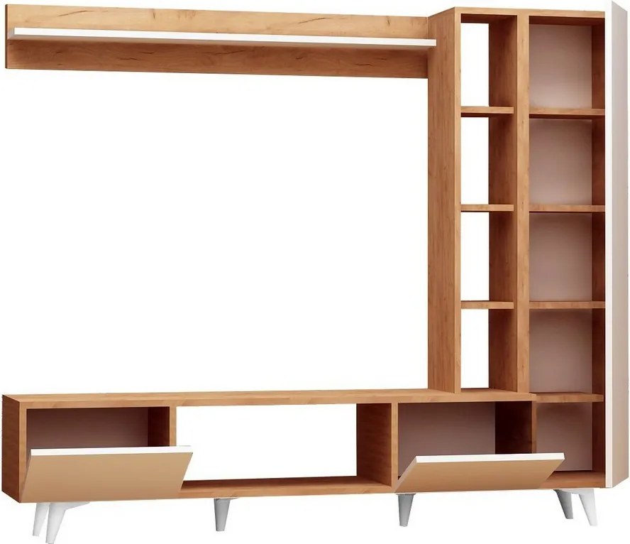 Rambuty Oak and White TV-állvány