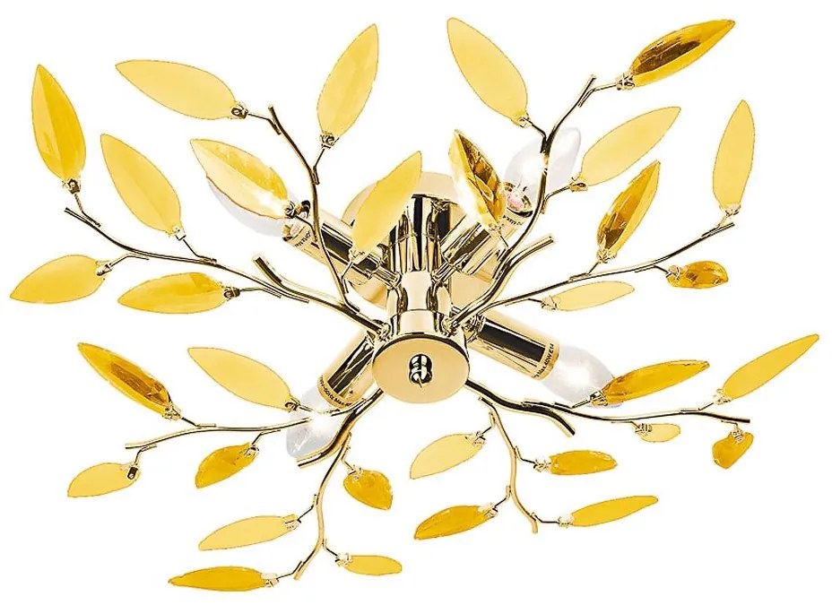 NOWA 63180445 - Felületre szerelhető csillár NOTTINGHAM 4xE14/40W/230V arany