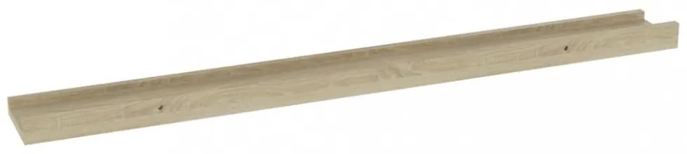 2 db sonoma tölgyfa fali polc 80 x 9 x 3 cm