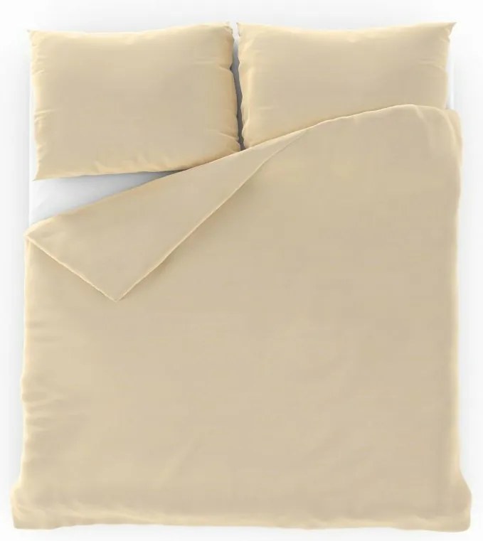 Kvalitex pamut ágynemű, tejszín, 140 x 200 cm, 70 x 90 cm, 140 x 200 cm, 70 x 90 cm