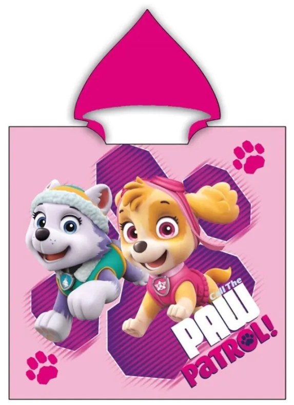 Mancs Őrjárat Call the Girls strand törölköző poncsó 55x110 cm (Fast Dry)