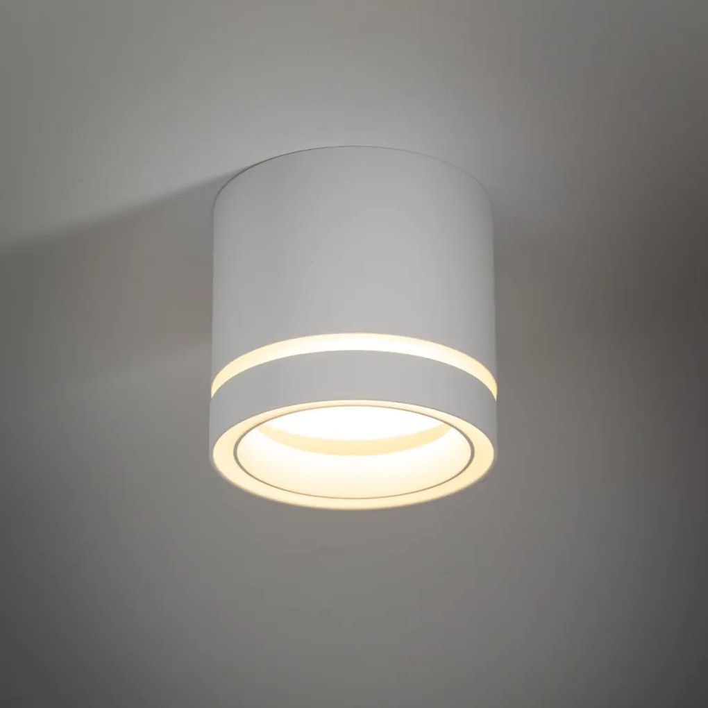 TK LIGHTING 4334 JET Hengeres Mennyezeti Lámpa Fehér GX53 IP20